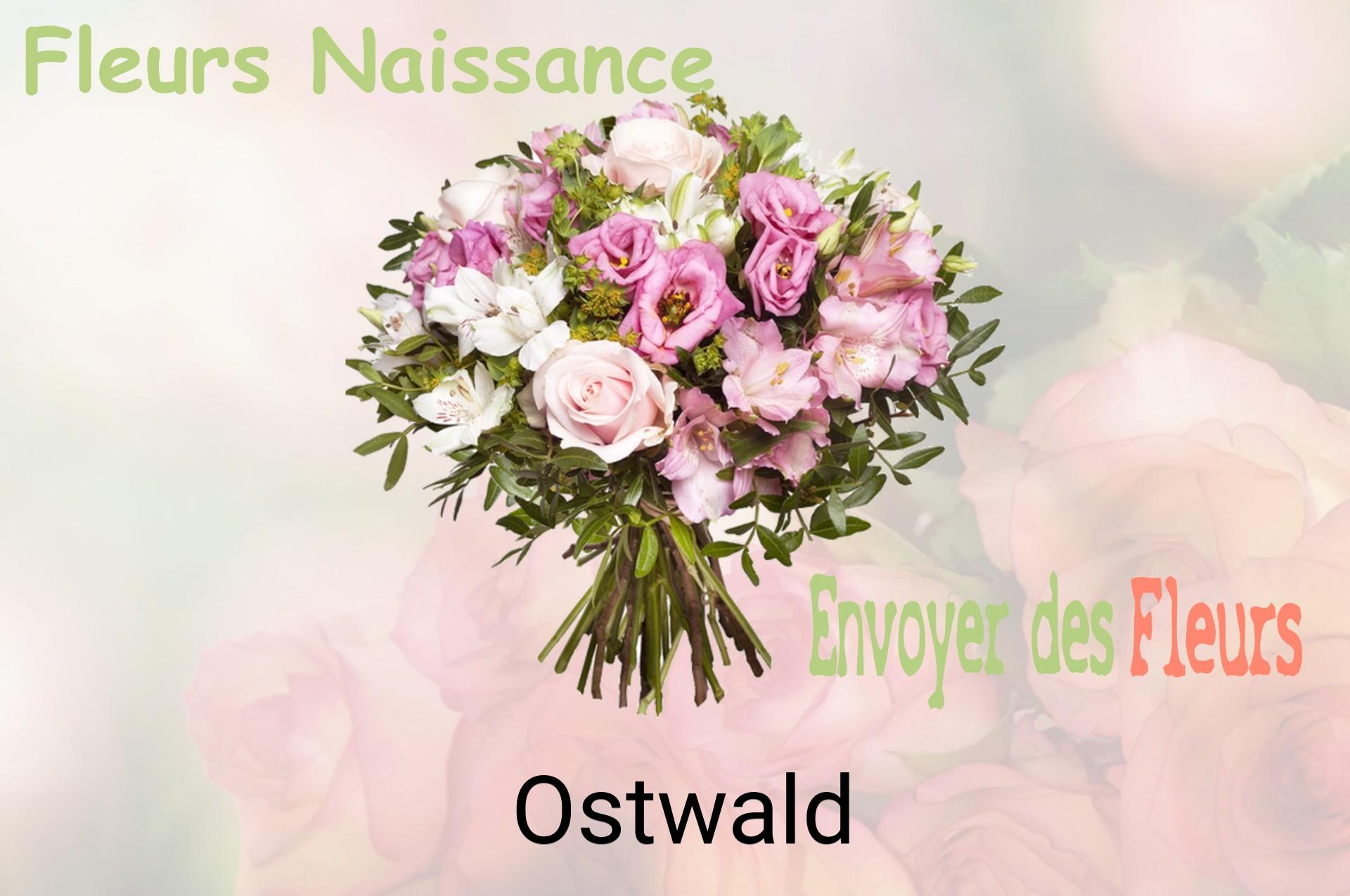 Bouquet de fleurs de naissance livré à Ostwald